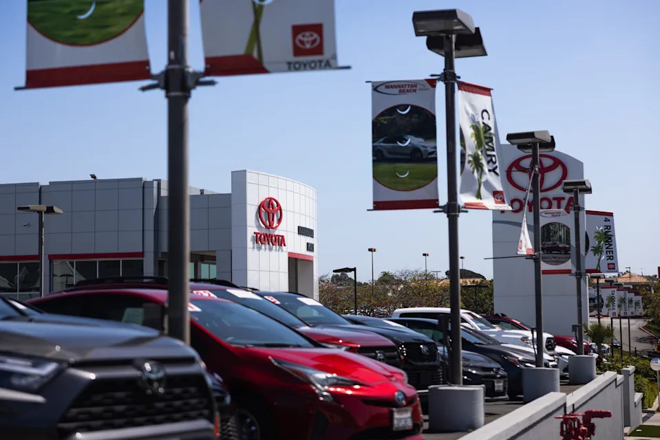 Toyota and other Asia auto stocks surged after Trump said he is considering a tariff pause