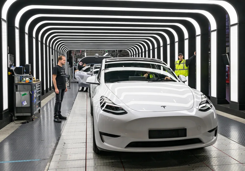 Tesla stock drops after a report says its low-cost vehicle will be delayed to 2026