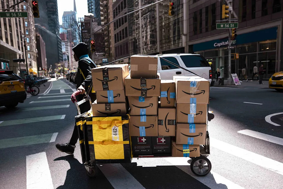 Amazon Stock Gets a Downgrade as Tariff Worries Weigh on Its Shares