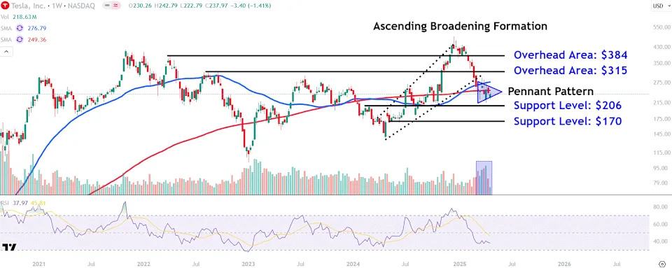 Watch These Tesla Levels as Stock Rises After Musk Says DOGE Role Will Diminish