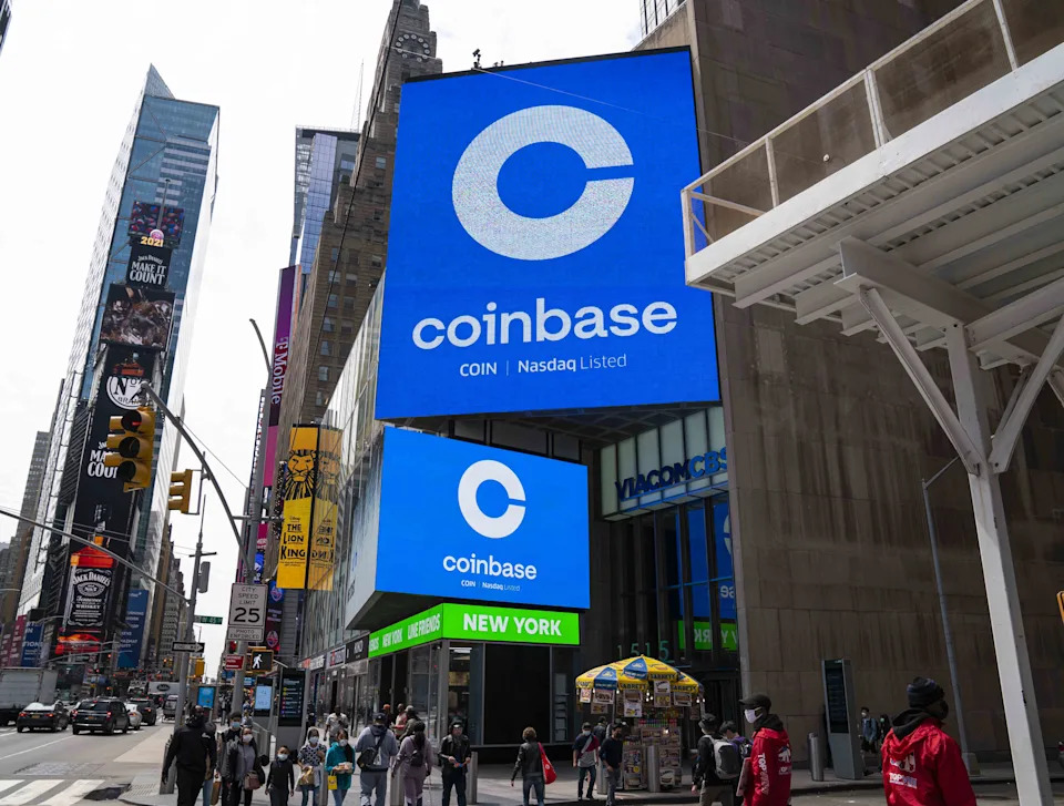 S&P 500 Gains and Losses Today: Coinbase Stock Climbs as Cryptocurrency Prices Surge